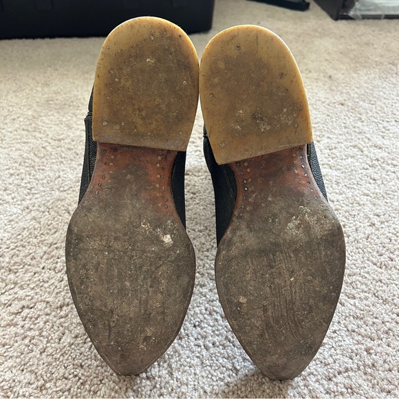 El General 1901 Exotic Stingray Leather Blue Black Embroidered Cowboy Boots 9.5 - Picture 6 of 12